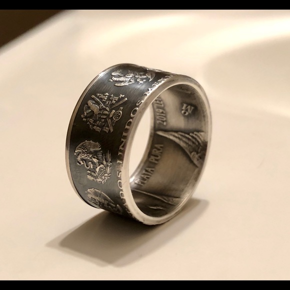 Ring Oz Libertad Mexico Silver .99%size available. - Picture 4 of 8